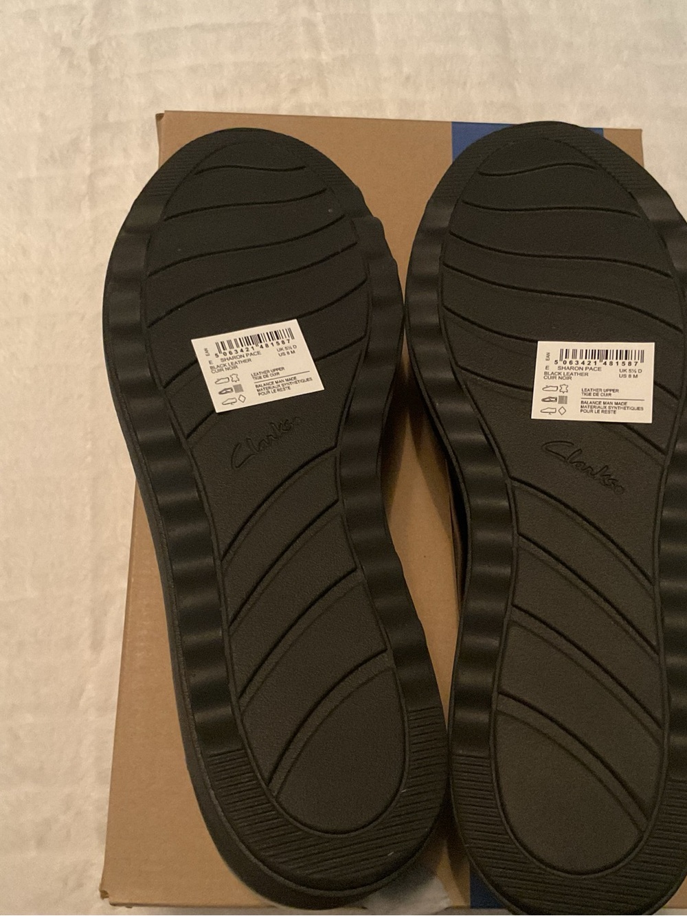 Women Black Platform Loafers - Picture 3 of 4